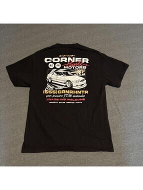 Black Corner Motors Tee #racing #drifting #cars